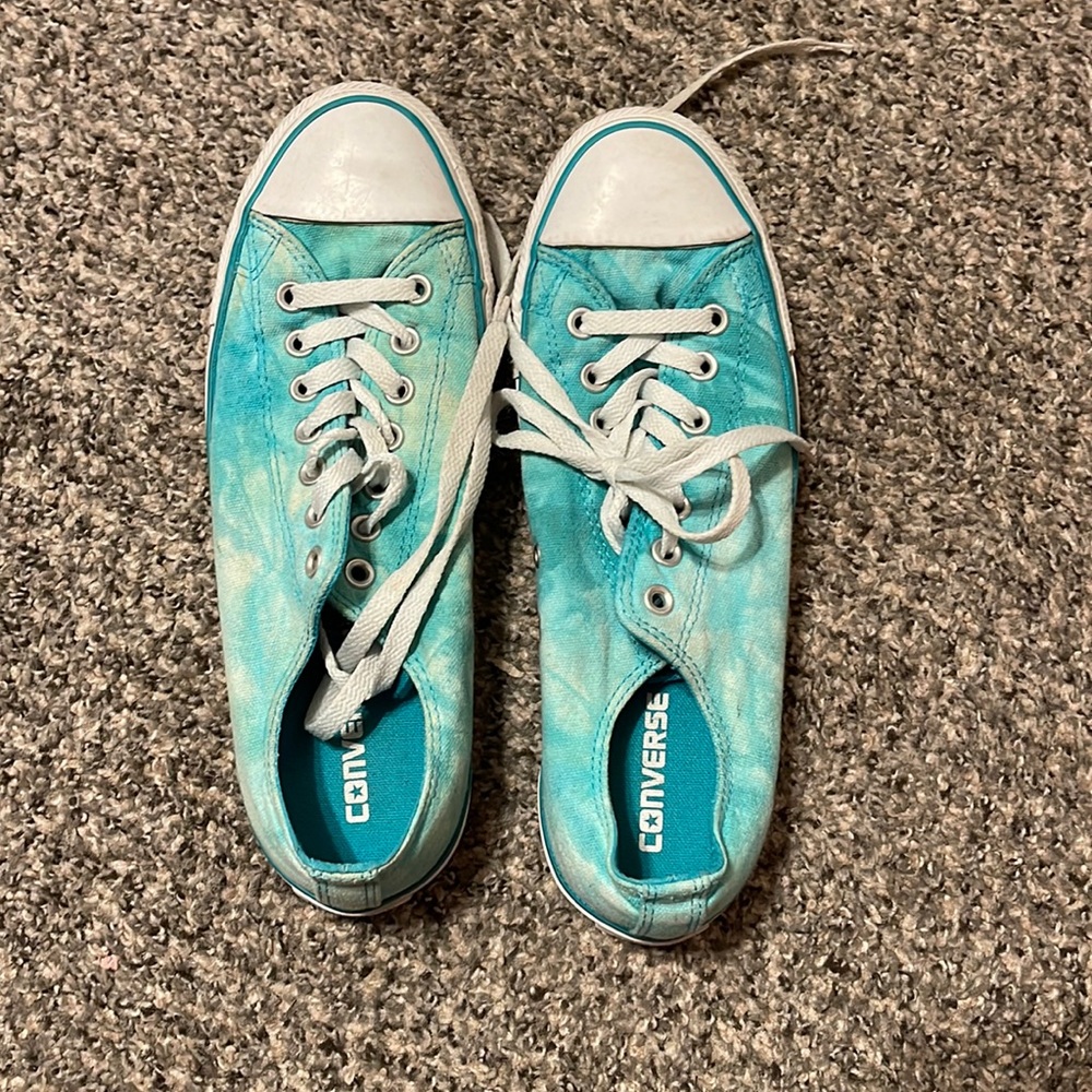 Converse All Star Chuck Taylor Unisex Sneakers Tie Dye Aqua
